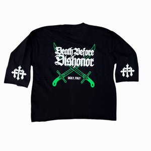 CREW$WEATER BLACK/GREEN