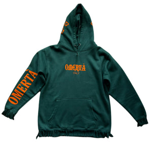 OMERTÀ (GREEN/ORANGE) HOODIE