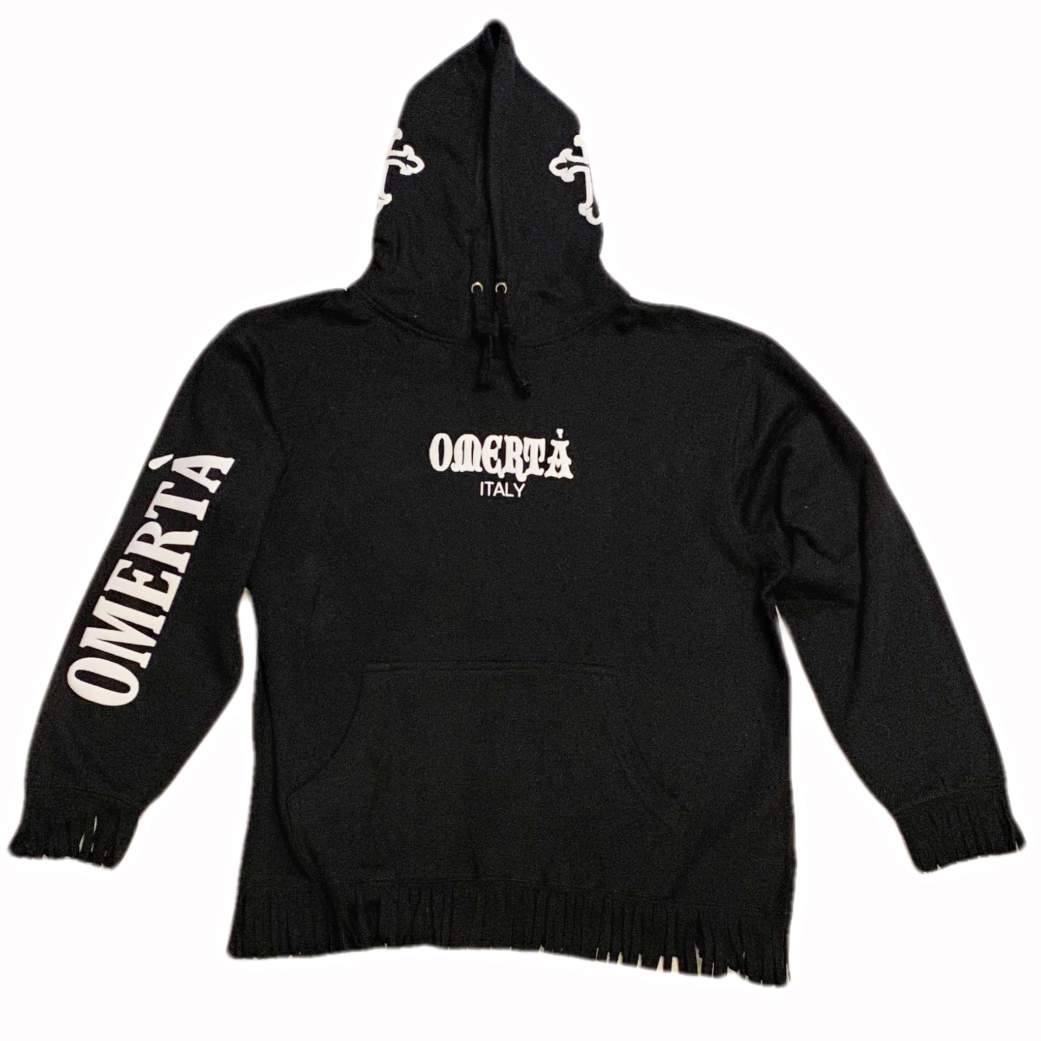 OMERTÀ (BL/W) HOODIE